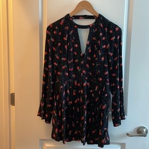 Free People Long Sleeve mini dress